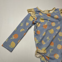 Load image into Gallery viewer, Girls Dymples, long sleeve swim one-piece, FUC, size 1,  
