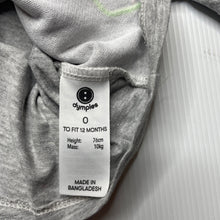 Load image into Gallery viewer, Boys Dymples, grey t-shirt / top, applique cars, EUC, size 0,  