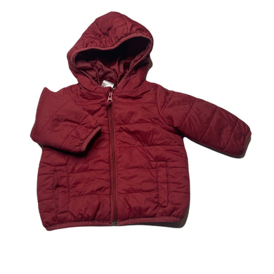 unisex Anko, red hooded jacket / coat, GUC, size 0,  