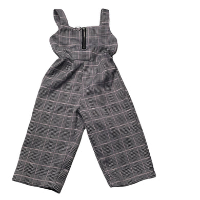 Girls Mango, checked jumpsuit / romper, GUC, size 0,  