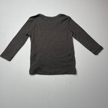 Load image into Gallery viewer, Boys Cotton On, grey long sleeve t-shirt / top, FUC, size 1,  