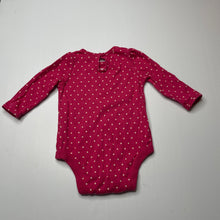 Load image into Gallery viewer, Girls GAP, pink spotted cotton bodysuit / romper, GUC, size 00,  