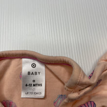 Load image into Gallery viewer, Girls Target, pink cotton t-shirt / top, seashells, EUC, size 0,  