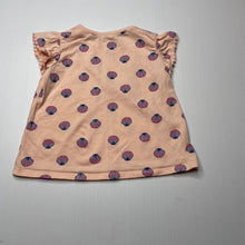 Load image into Gallery viewer, Girls Target, pink cotton t-shirt / top, seashells, EUC, size 0,  
