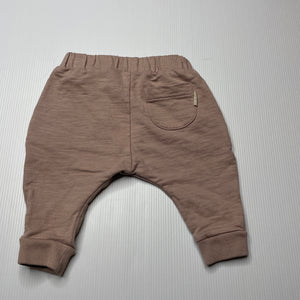 Girls Anko, organic cotton pants / bottoms, elasticated, EUC, size 0000,  