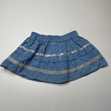 Load image into Gallery viewer, Girls Kids Stuff, lightweight corduroy cotton skirt, elasticated, L: 22cm, GUC, size 2,  