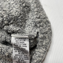 Load image into Gallery viewer, Girls Sprout, grey boucle knit dress, EUC, size 0, L: 38cm