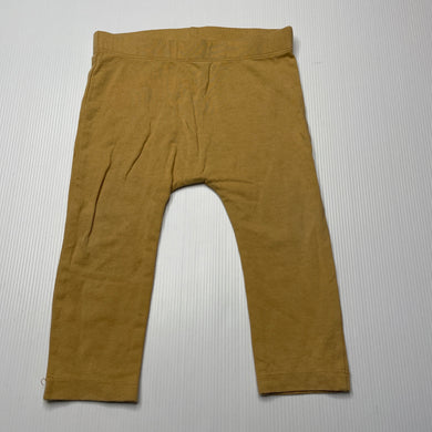 unisex Anko, mustard stretchy leggings / bottoms, EUC, size 0,  