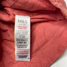 Load image into Gallery viewer, Girls M&amp;S, cotton lined floral lace hat / beanie, EUC, size 0,  