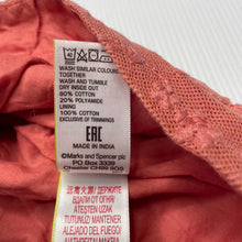 Load image into Gallery viewer, Girls M&amp;S, cotton lined floral lace hat / beanie, EUC, size 0,  