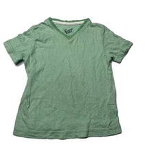 Load image into Gallery viewer, Boys Fun Spirit, green stripe cotton t-shirt / top, GUC, size 1,  