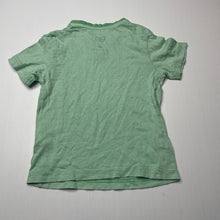 Load image into Gallery viewer, Boys Fun Spirit, green stripe cotton t-shirt / top, GUC, size 1,  