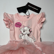 Load image into Gallery viewer, Girls Rock Your Baby, Disney Aristocats Marie circus tutu romper, NEW, size 00,  