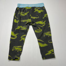 Load image into Gallery viewer, Boys Bonds, stretchy leggings, crocodiles, wash fade, FUC, size 2,  