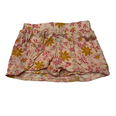 Girls Mango, floral viscose shorts, elasticated, GUC, size 2,  