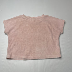 Girls Anko, pink terry top, FUC, size 3,  