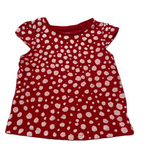 Load image into Gallery viewer, Girls Mango, red &amp; white cotton top, FUC, size 2,  