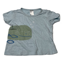 Load image into Gallery viewer, Boys Anko, blue t-shirt / top, fish, GUC, size 0,  