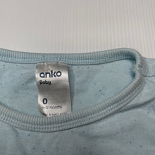 Load image into Gallery viewer, Boys Anko, blue t-shirt / top, fish, GUC, size 0,  