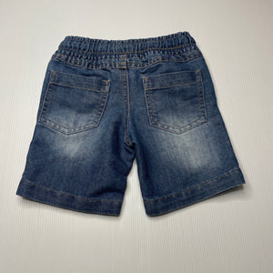 Boys Pumpkin Patch, blue denim shorts, elasticated, GUC, size 1,  