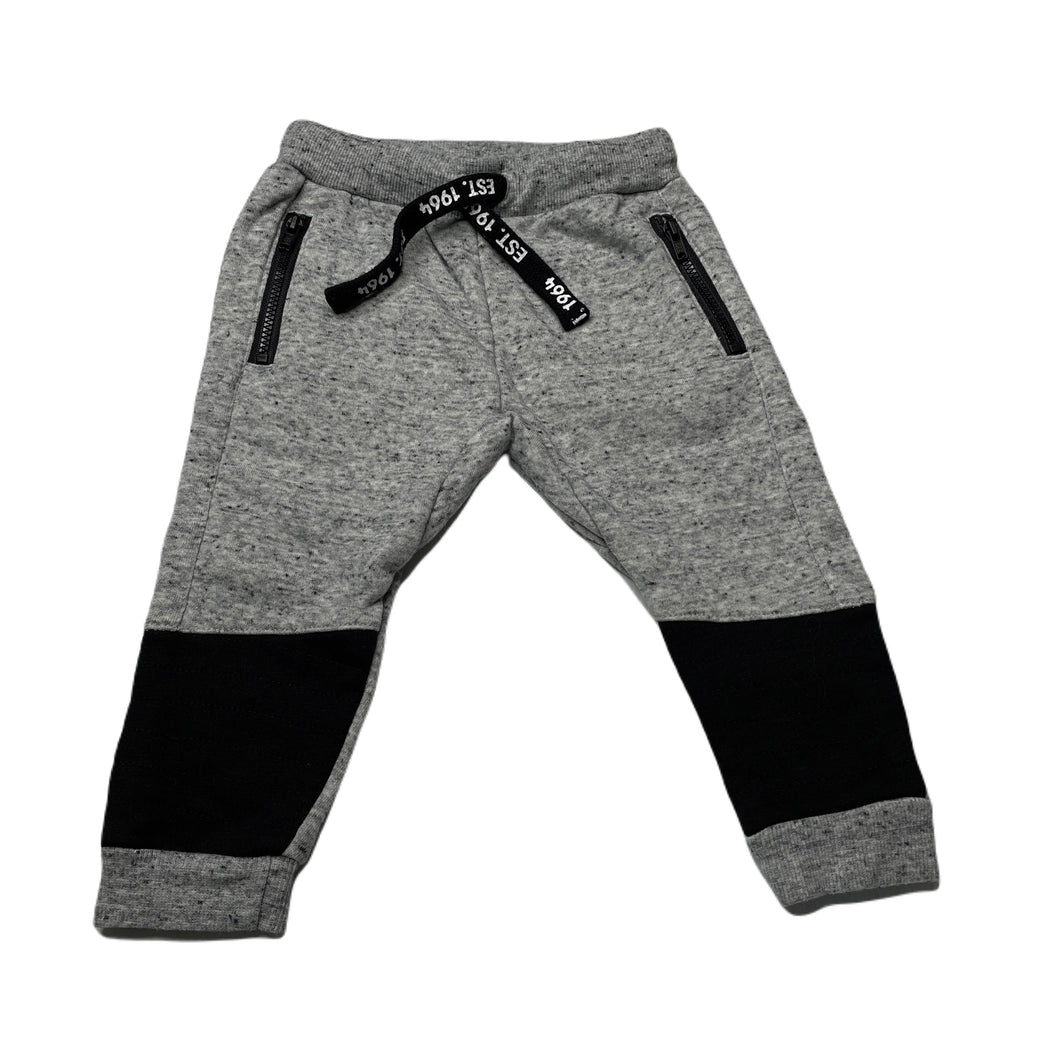Boys Dymples, fleece lined track pants, elasticated, EUC, size 0,  