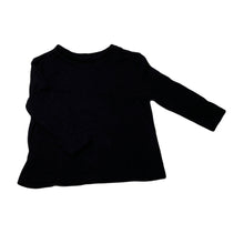 Load image into Gallery viewer, unisex Anko, black cotton long sleeve t-shirt / top, EUC, size 1,  