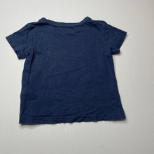 Load image into Gallery viewer, Boys Kids &amp; Co, blue cotton t-shirt / top, shark, FUC, size 1,  