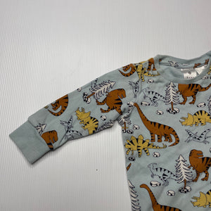 Boys Target, cotton long sleeve pyjama top, dinosaurs, GUC, size 0,  