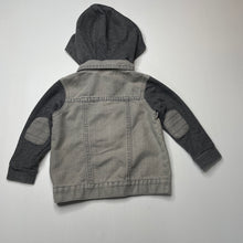 Load image into Gallery viewer, Boys Dymples, lightweight denim hooded jacket, GUC, size 1,  