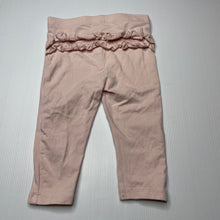 Load image into Gallery viewer, Girls Anko, pink stretchy ruffle leggings / bottoms, EUC, size 0,  