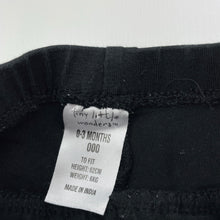 Load image into Gallery viewer, Girls Tiny Little Wonders, black ruffle leggings / bottoms, EUC, size 000,  