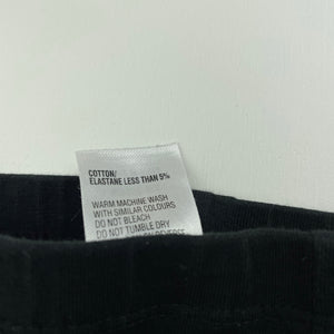 Girls Tiny Little Wonders, black ruffle leggings / bottoms, EUC, size 000,  