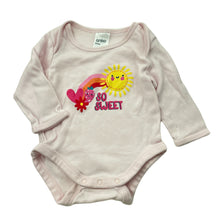 Load image into Gallery viewer, Girls Anko, pink cotton bodysuit / romper, GUC, size 000,  