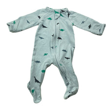 Load image into Gallery viewer, Boys Target, organic cotton blend zip coverall / romper, GUC, size 00000,  