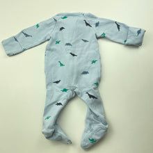 Load image into Gallery viewer, Boys Target, organic cotton blend zip coverall / romper, GUC, size 00000,  