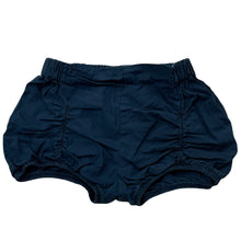 Load image into Gallery viewer, Girls La Sienna Couture, navy lightweight cotton shorts, elaticated, GUC, size 3,  