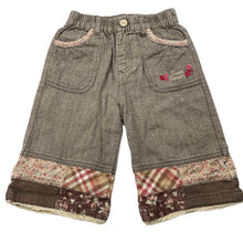 Load image into Gallery viewer, Girls sweet flower, cotton shorts, elasticated, Inside leg: 18cm, GUC, size 2,  