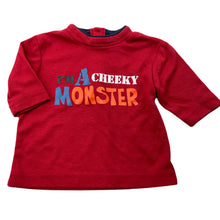 Load image into Gallery viewer, Boys Baby Baby, lightweight long sleeve t-shirt / top, EUC, size 0000,  