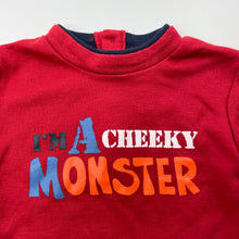 Load image into Gallery viewer, Boys Baby Baby, lightweight long sleeve t-shirt / top, EUC, size 0000,  