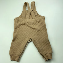 Load image into Gallery viewer, unisex Pekkle, lightly quilted overalls, GUC, size 6 months,  