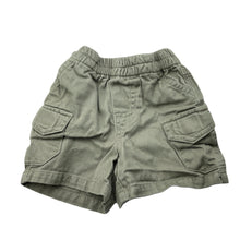 Load image into Gallery viewer, Boys Baby Biz, cotton cargo shorts, elasticated, EUC, size 0000,  