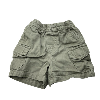 Boys Baby Biz, cotton cargo shorts, elasticated, EUC, size 0000,  