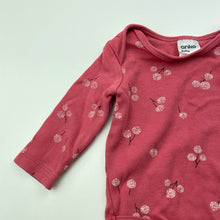 Load image into Gallery viewer, Girls Anko, floral organic cotton bodysuit / romper, EUC, size 000,  