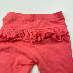 Girls Tiny Little Wonders, stretchy ruffle leggings / bottoms, EUC, size 000,  