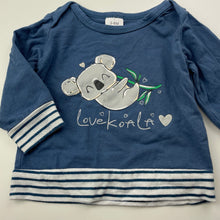 Load image into Gallery viewer, Girls Foshan, stretchy long sleeve top, koala, FUC, size 00,  