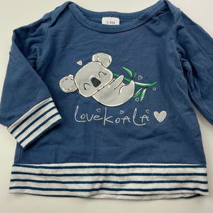 Girls Foshan, stretchy long sleeve top, koala, FUC, size 00,  