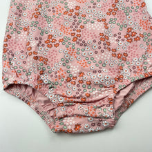 Load image into Gallery viewer, Girls Anko, stretchy floral bodysuit / romper, EUC, size 0,  
