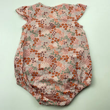 Load image into Gallery viewer, Girls Anko, stretchy floral bodysuit / romper, EUC, size 0,  
