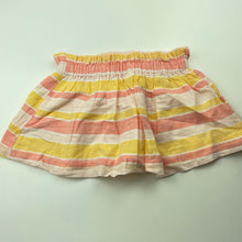 Load image into Gallery viewer, Girls Anko, lined lightweight cotton skirt, elasticated, L: 22cm, EUC, size 1,  