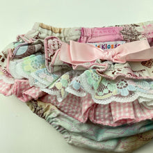 Load image into Gallery viewer, Girls Kids Klosset, cotton &amp; floral lace bloomers / nappy cover, EUC, size 000,  